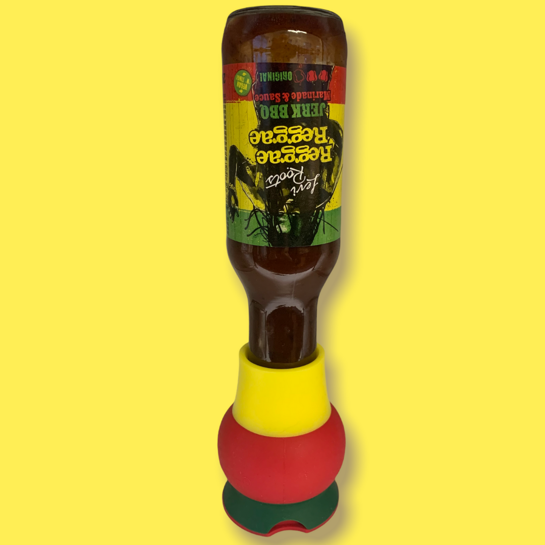 Squeezer - Fits Reggae Reggae Jerk BBQ Sauce Glass Bottles